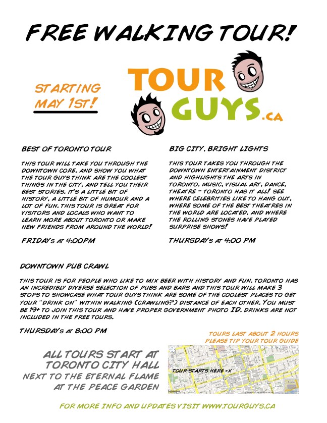 Tour Guys Small Poster